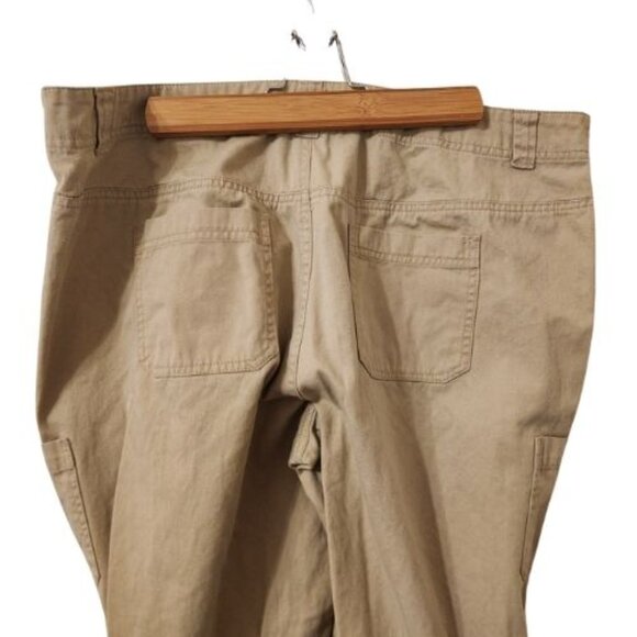 VENEZIA KHAKI CARGO ROLL-UP PANTS SIZE 16 - Picture 4 of 7